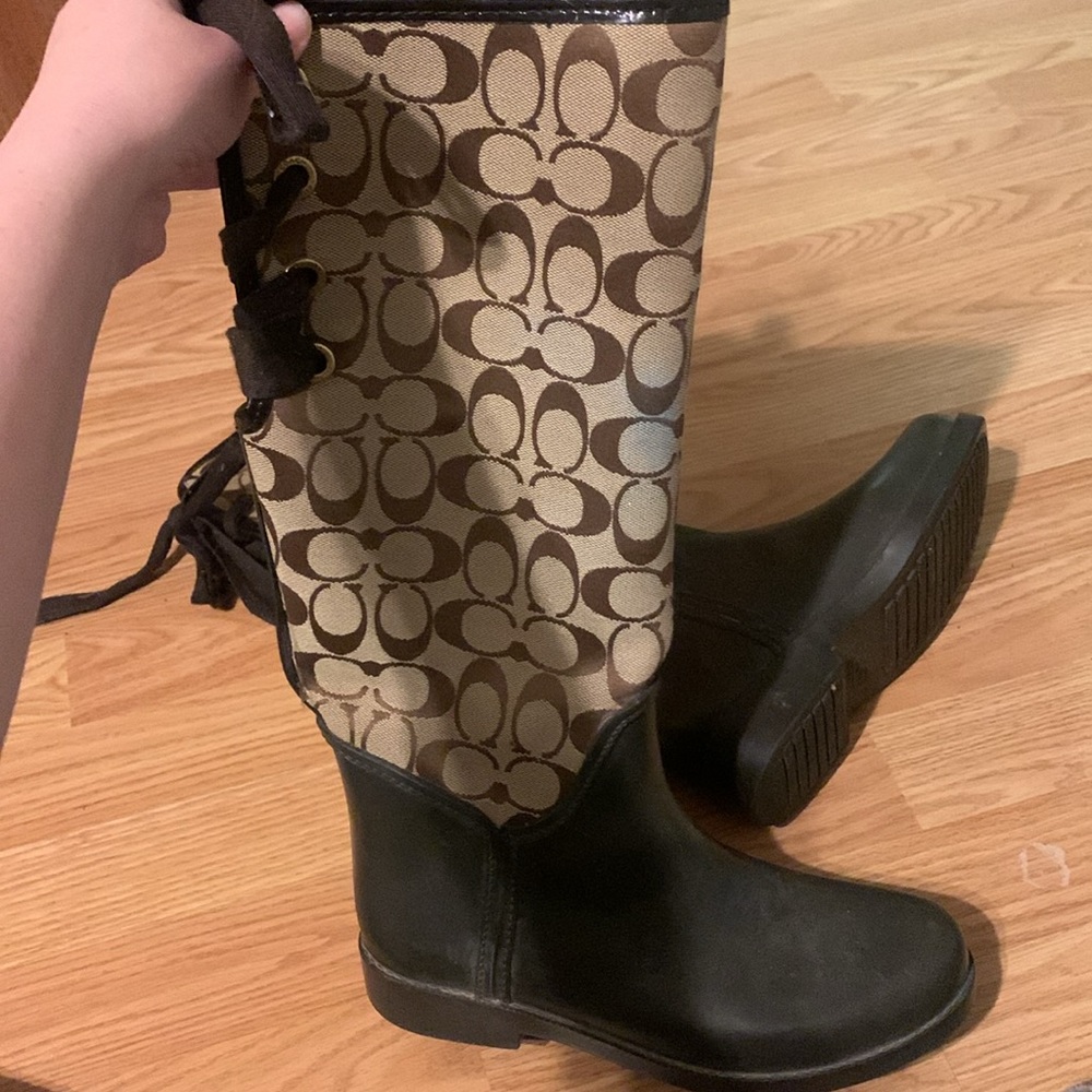 Coach rain boots - Picture 3 of 3
